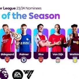 BBC公布本赛季英超奖项：赖斯封最佳球员，阿尔特塔摘得最佳主帅桂冠
