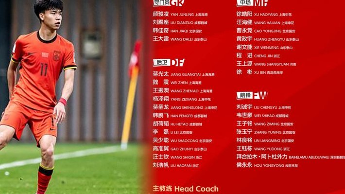 北青：朱辰杰无缘国足热身赛，后防线搭配考验国足教练组